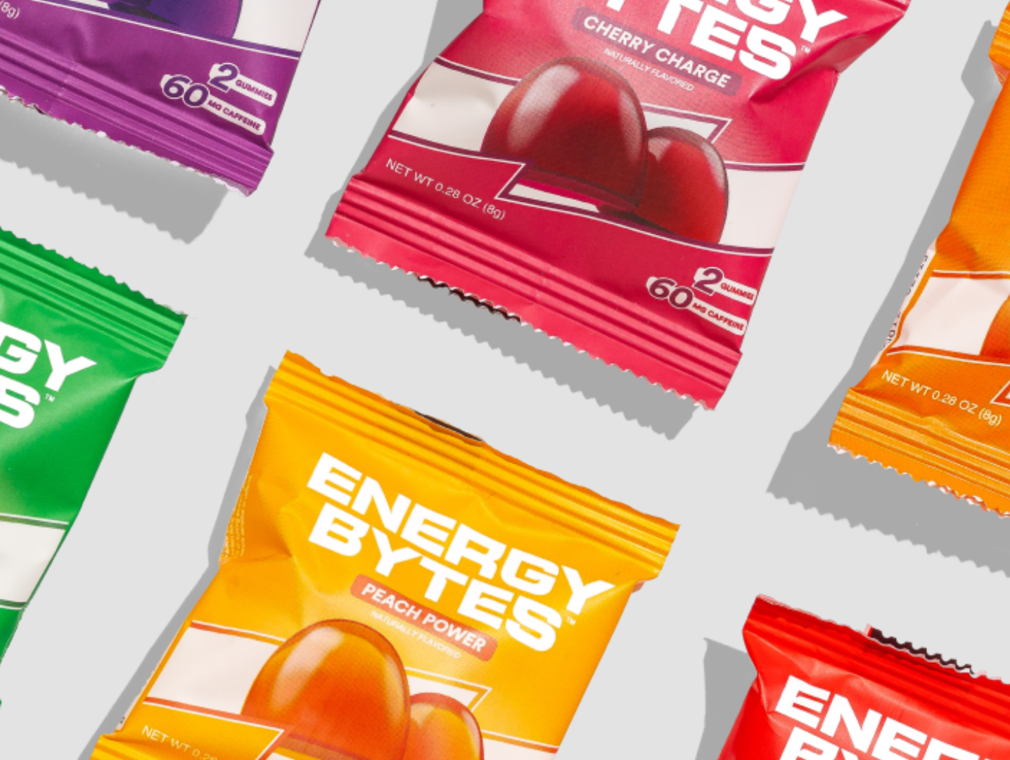 Energy Bytes are caffeine gummies that are designed to boost you performance while running, cycling and working out.